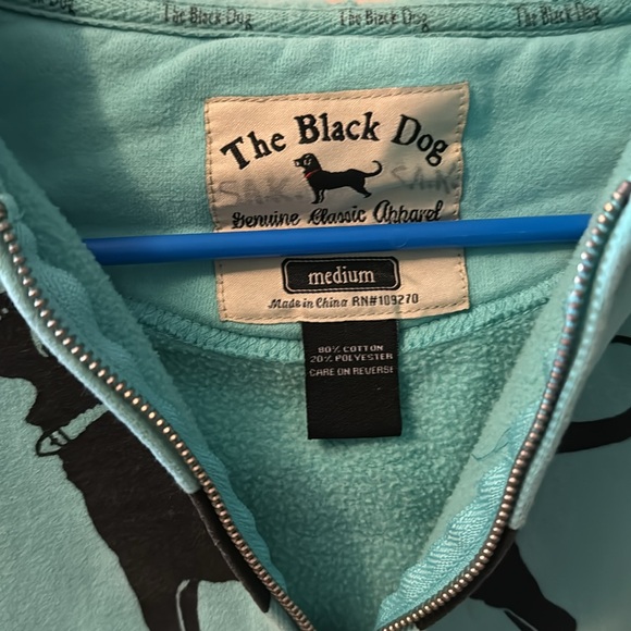 The Black Dog zippered hoodie - Picture 2 of 4